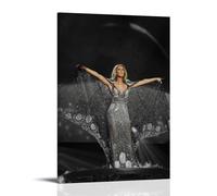 YHNGFDSKNB Celine Dion Singer Album Cover Music Series Canvas Poster Wall Art Decorative Painting Bedroom Painting Posters12x18inch(30x45cm) Frame-style