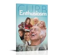 YHNGFDSKNB Curb Your Enthusiasm Modern Classics Movies TV Series Canvas Poster Wall Art Decorative Painting Bedroom Painting Posters 08x12inch(20x30cm) Frame-style