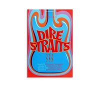 YHNGFDSKNB Dire Straits Singer Album Cover Music Series Canvas Poster Wall Art Decorative Painting Bedroom Painting Posters12x18inch(30x45cm) Unframe-style