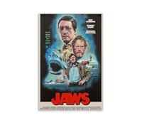 YHNGFDSKNB Jaws Modern Classics Movies TV Series Canvas Poster Wall Art Decorative Painting Bedroom Painting Posters 08x12inch(20x30cm) Unframe-style