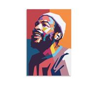 YHNGFDSKNB Marvin Gaye Singer Album Cover Music Series Canvas Poster Wall Art Decorative Painting Bedroom Painting Posters12x18inch(30x45cm) Unframe-style