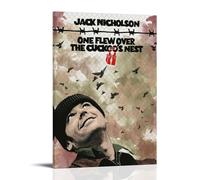 YHNGFDSKNB One Flew Over The Cuckoo's Nest Modern Classics Movies TV Series Canvas Poster Wall Art Decorative Painting Bedroom Painting Posters 24x36inch(60x90cm) Frame-style