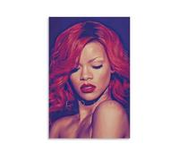 YHNGFDSKNB Rihanna Singer Album Cover Music Series Canvas Poster Wall Art Decorative Painting Bedroom Painting Posters12x18inch(30x45cm) Unframe-style