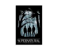 YHNGFDSKNB Supernatural Modern Classics Movies TV Series Canvas Poster Wall Art Decorative Painting Bedroom Painting Posters 12x18inch(30x45cm) Unframe-style