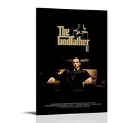 YHNGFDSKNB The Godfather Part II Modern Classics Movies TV Series Canvas Poster Wall Art Decorative Painting Bedroom Painting Posters 20x30inch(50x75cm) Frame-style