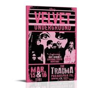 YHNGFDSKNB The Velvet Underground Singer Album Cover Music Series Canvas Poster Wall Art Decorative Painting Bedroom Painting Posters08x12inch(20x30cm) Frame-style