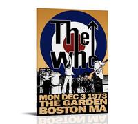 YHNGFDSKNB The Who Singer Album Cover Music Series Canvas Poster Wall Art Decorative Painting Bedroom Painting Posters24x36inch(60x90cm) Frame-style