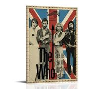 YHNGFDSKNB The Who Singer Album Cover Music Series Canvas Poster Wall Art Decorative Painting Bedroom Painting Posters12x18inch(30x45cm) Frame-style