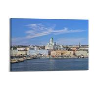 YHNGOL Beautiful Landscape Poster Cathedral of Helsinki, Finland Poster Decorative Painting Canvas Wall Posters And Art Picture Print Modern Family Bedroom Decor Posters 08x12inch(20x30cm)