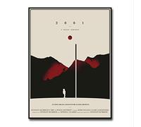 yhnjikl Art Silk Or Canvas Print 2001 A Space Odyssey Movie Poster For Room Decor Decoration 40X60Cm Without Farme