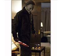 yhnjikl Halloween Horror Michael Myers With Knife Movie Gifts Poster Art Silk Light Canvas Home Room Wall Printing Decor 40X60Cm Without Farme