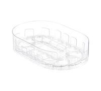 YHNNH 1pc Refrigerator Rotation Storage Rack， Kitchen Drinks Seasoning Storage Shelf Refrigerator Rotating Tray Kitchens Accessorie(Transparent)