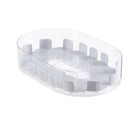 YHNNH 1pc Refrigerator Rotation Storage Rack， Kitchen Drinks Seasoning Storage Shelf Refrigerator Rotating Tray Kitchens Accessorie(Light gray)