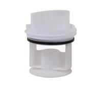 YHNNH 1pcs 9000969315 Laundry Drain Pump Filter Cover，Compatible For Siemens，Compatible For Bosch，Drum Washing Machine IQ500 IQ300 IQ700(White)