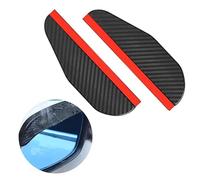YHNNH 2 Pcs Car Mirror Rain Guards,for Lynk & Co 01 2017-2019 (with Speakers on The Right) Carbon Fiber Waterproof Covers Side View Protection (Anti-Splash Eyebrow Deflectors)