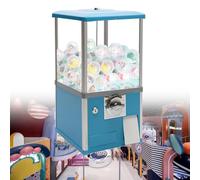 YHNNH, 20.87" Height Huge Load Capacity Gumball Bank, Candy Vending Machine for Gadgets, Perfect for Game Stores and Retail Stores,Red(Blue)