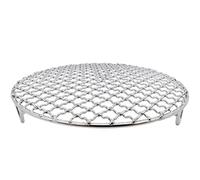 YHNNH, 201 Stainless Steel Wire Oven Grill Sheet,stainless Steel Round Wire Oven Racks for Cooling Baking Cooking Steaming,(180mm)