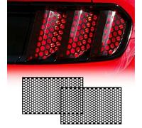 YHNNH 2Pcs Car Rear Tail Light Lamp Stickers Honeycomb Type Decal, for BMW x2 U10 2018-2023 2024 2025 Self Adhesive Tint Film, PVC Car Rear Light Decals