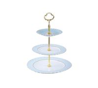 YHNNH, 3-layer Ceramic Detachable Dessert Table Afternoon Tea CupDessert Stand Multi-purpose Cake Tray Handle Cake Tray