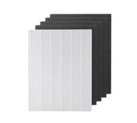 YHNNH 4 Pieces Air Purifier Parts Carbon Pre-filters And 1 Piece Main HEPA Filter, Compatible For Winix, 115115 5300 5500 6300 Air Filtration Element