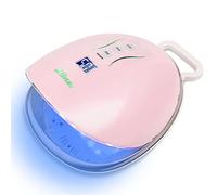 YHNNH, 48W Cordless LED Gel Nail Lamp,Rechargeable Professional Nail Dryer Light Wireless Portable Nail Polish Curing Lights,for Fingernail and Toenail(Pink)