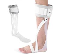 YHNNH afo brace for foot drop， Trimmable Drop Foot Brace Orthosis - Lightweight Polyethylene Stroke Recovery Equipment Splint for Long Walks,Right-M(Right,S)
