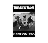 YHNNH Beastie Boys Check Your HeadRetro Wall Art Poster Classic Style Posters Perfect Fashioned Decor for Library Bar Or Home Theater08x12inch(20x30cm) Unframe-style