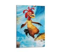 YHNNH Chicken JoeRetro Wall Art Poster Classic Style Posters Perfect Fashioned Decor for Library Bar Or Home Theater08x12inch(20x30cm) Frame-style
