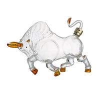 YHNNH, Chinese Zodiac Series, Personalized Animal Wine Carafe Transparent Crystal Glass Liquor Dispenser for Scotch, Bourbon Wine Rum Carafe(1000ml/33.8ml)