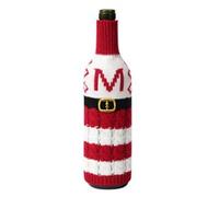 YHNNH Christmas Wine Bottle Cover Festive Letter Pattern Bags for Wine Bottles (M)