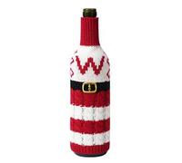 YHNNH Christmas Wine Bottle Cover Festive Letter Pattern Bags for Wine Bottles (W)