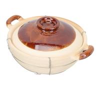 YHNNH, Clay Pot Stove Top Clay Pot Clay Cooking Pots with Lids Earthenware Rice Pots Traditional Vintage for Shabu Shabu Cooking on Stove Casserole
