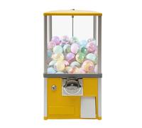 YHNNH, Commercial Vintage Candy Gumball Machine for 1.77-1.97in Gadgets for Game Stores and Retail Stores Vintage Style,Red(Yellow)