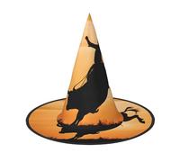 YHNNH Cool Bull Riding Halloween Witcher Hat, Halloween Witcher Party Costume Accessories