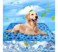 YHNNH Cooling Mat for Dogs and Cats 60 x 50 cm - Solid Gel, Non-Toxic, Waterproof & Easy to Clean - for Home, Travel in Summer