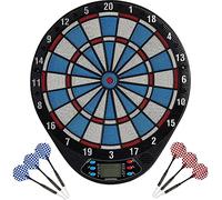 YHNNH darts board set， Children Electronic Soft Tip Dart Board, Dartboard Game Set, Target with LCD Scoring Screen, 6 Darts