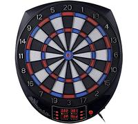 YHNNH darts board set， Electronic Soft Tip Dart Board, Dartboard Game Set, Target with LCD Scoring Screen, 6 Darts