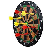 YHNNH darts board set, Magnetic Dartboard 11.8” Staple-Free with 6 Safety Darts, Office and Family Time, Dartboards Mounting Kits Included