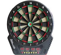 YHNNH darts board set， Tip Dart Boards, Dartboard Set 19” Target Area, 27 Games and 243 Variants with 6 18g Darts, 4 LED Displays