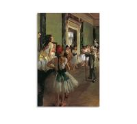 YHNNH Edgar Degas The Dance ClassMinimalist Wall Art Creates A Calming Atmosphere in Any Room of Your Home Fresh Decor for Living Room Bathroom Or Office 16x24inch(40x60cm) Unframe-style