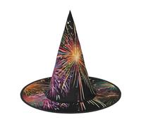 YHNNH Explosion Firework 3d Halloween Witcher Hat, Halloween Witcher Party Costume Accessories