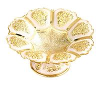 YHNNH, Footed Fruit Tray European Style Snack Candy Plate Cake Stand Appetizer Serving Bowls for Living Room Dining Table Wedding Party