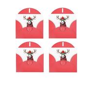 YHNNH Funny Christmas Moose Pearl Photo Paper Greeting Card With Envelope ï¼ŒBlank Inside Thank You Card For Christmas, Birthday, Wedding