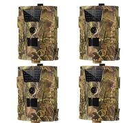 YHNNH garden camera， Wildlife Camera Trail Hunting Night Vision Photo Traps Wildcamera Wild Surveillance Scouting Cameras(4PCS HT001B)