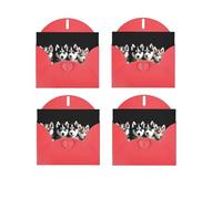 YHNNH Husky Puppies Dogs Pearl Photo Paper Greeting Card With Envelope ,Blank Inside Thank You Card For Christmas, Birthday, Wedding
