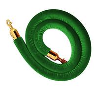 YHNNH, Industrial VIP Stanchion Queue Barriers Rope, Restaurants Hotels Crowd Control Rope, for Movie Theaters Grand Openings/(Green,Length 0.6M/2Ft/24In)