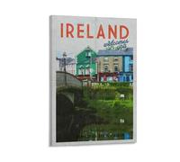 YHNNH IrelandMinimalist Wall Art Creates A Calming Atmosphere in Any Room of Your Home Fresh Decor for Living Room Bathroom Or Office 20x30inch(50x75cm) Frame-style