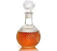 YHNNH, Italian Crafted Lead Free Crystal Whiskey Glass Decanter with Ornate Stopper, Bourbon Scotch Liquor Dispenser,1000ML (Size : 250ML)(500ML)