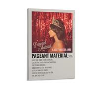 YHNNH Kacey Musgraves Pageant MaterialRetro Wall Art Poster Classic Style Posters Perfect Fashioned Decor for Library Bar Or Home Theater16x24inch(40x60cm) Frame-style