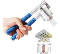 YHNNH, Manual Crimper Sealing Machine Portable Capping Machine - Full Aluminum/Aluminum-Plastic - Flip Bottle Crimper, Bottle Capping Tools(Aluminumplastic,20mm)